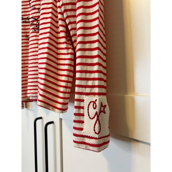Golden Goose Red Stripe Shirt, Size XL - Picture 6 of 7